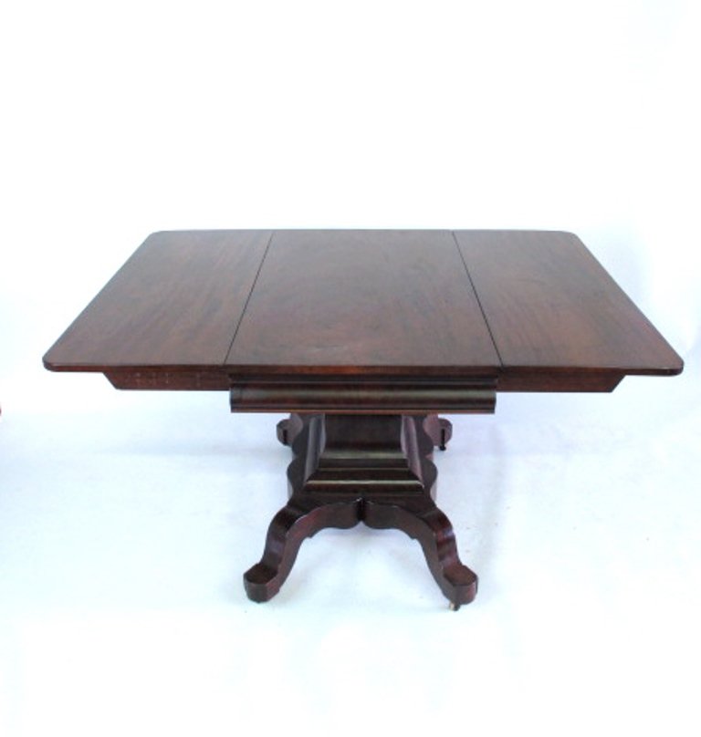 Mahogany Drop Leaf  Empire Table (1 of 5)