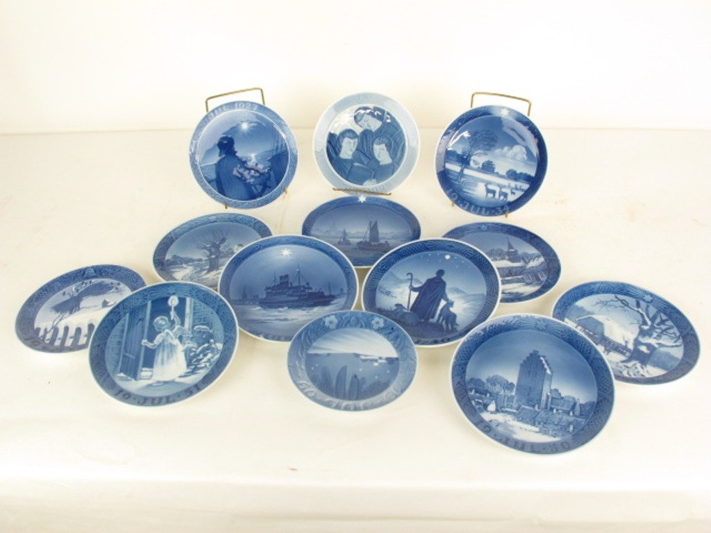 Group 13 Royal Copenhagen Collectible Plates (1 of 10)