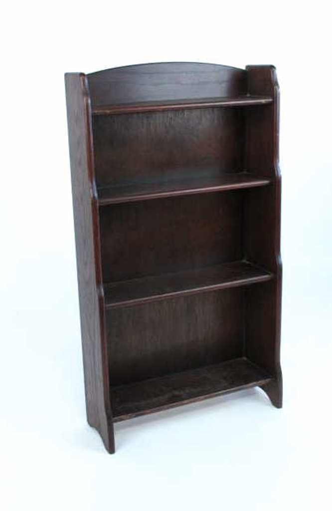 Mahogany Four Shelf Bookcase (1 of 3)