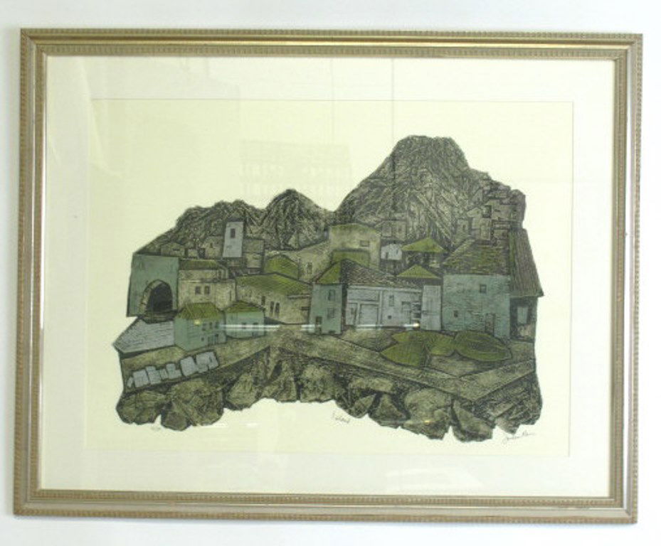 "Island" Signed and Framed Art Print (1 of 9)