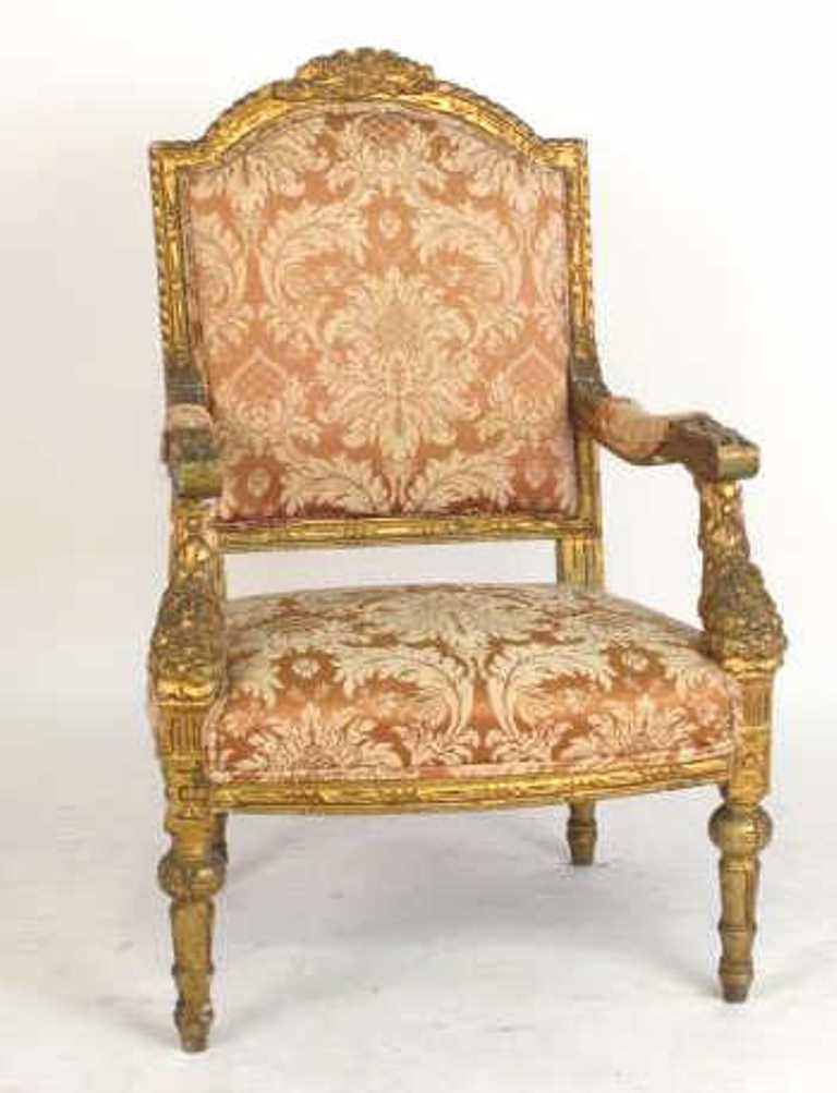 Carved Empire Arm Chair (1 of 7)