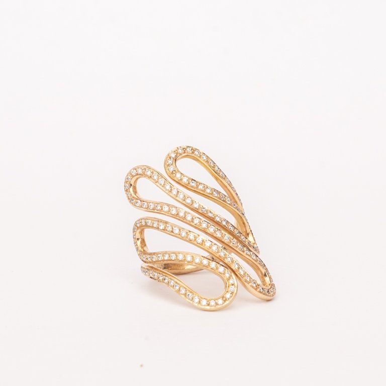 Ladies 18K Yellow Gold Ring (1 of 1)