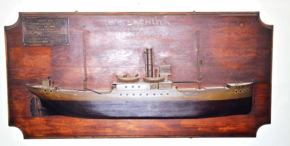 19th Century S S Pachuta Framed Ships Half Hull (1 of 1)