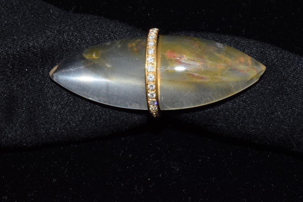 18 karat Yellow Gold Designer Ring (1 of 3)