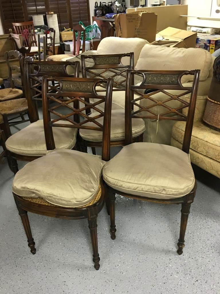 Set of Four Maitland Smith Chairs (1 of 8)