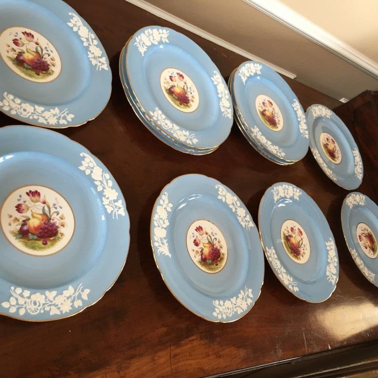 Set of 12 Copeland Spode Dinner Plates (1 of 4)
