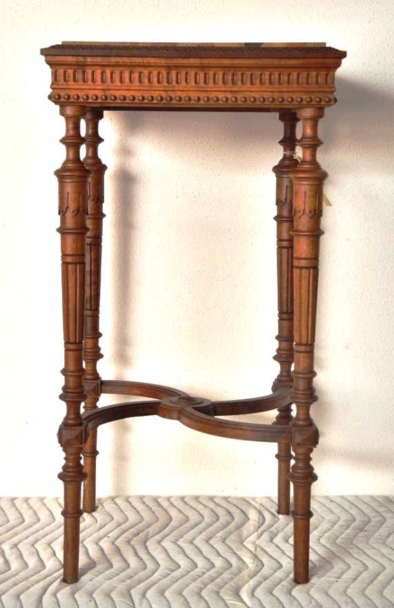 Carved French Marble Top Stand (1 of 6)