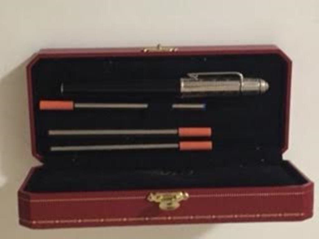 Cartier Diablo Plume Decor Chevron Ball Point Pens (1 of 5)