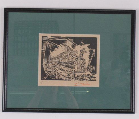 Picasso, "Piqconneau" Linocut 1957 (1 of 10)