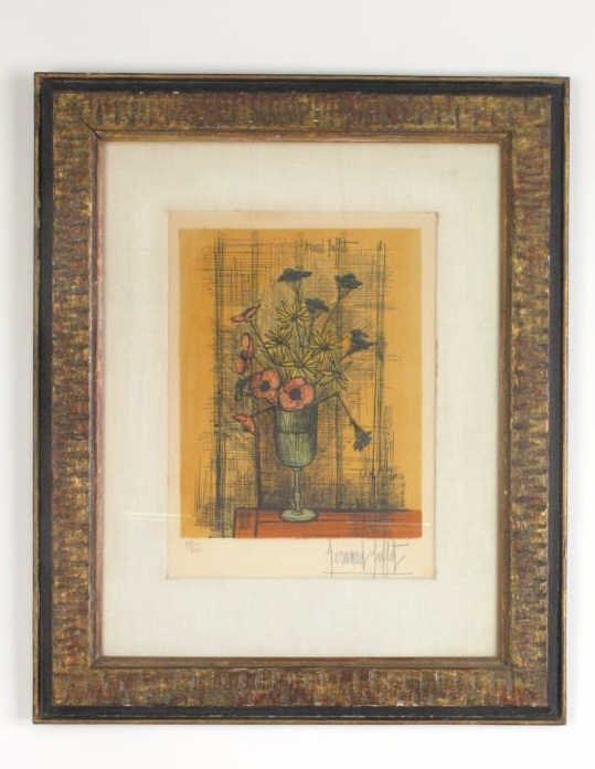 Bernard Buffet Flowers in a Vase (1 of 9)