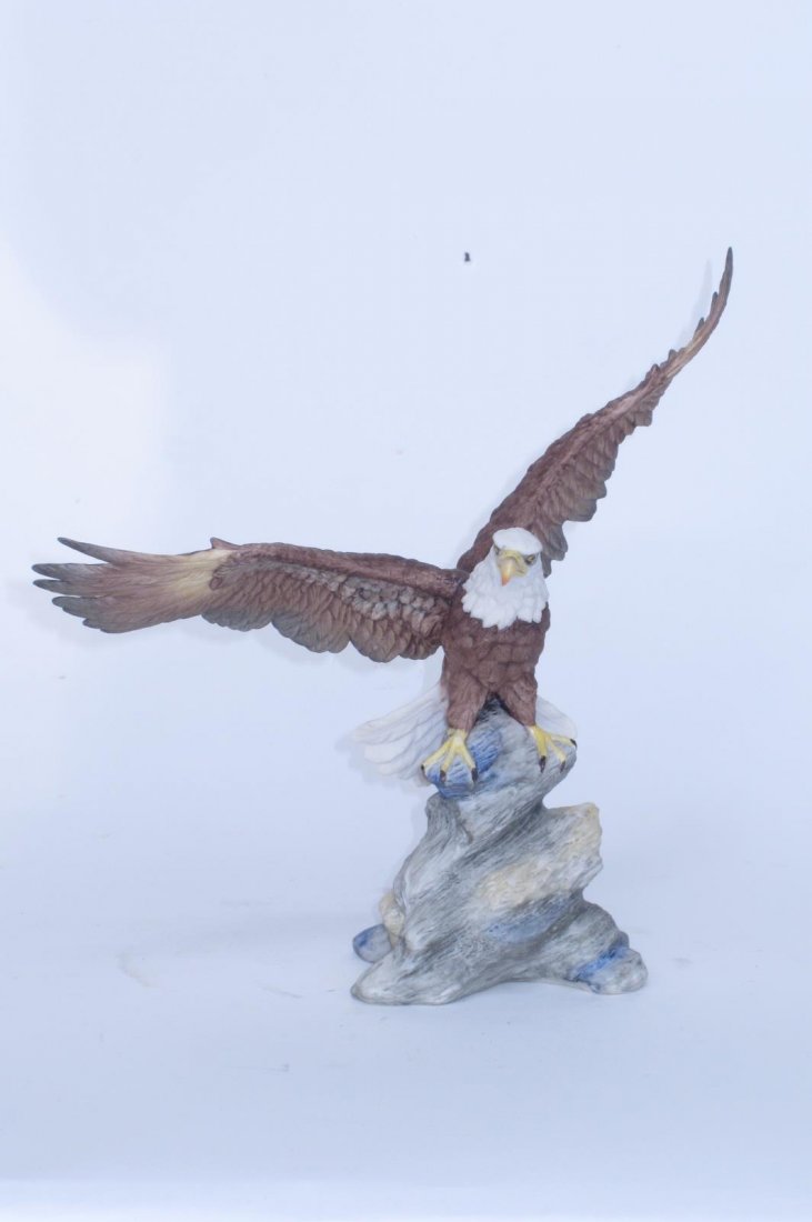 Bohemian Porcelain Figure of an Eagle (1 of 4)