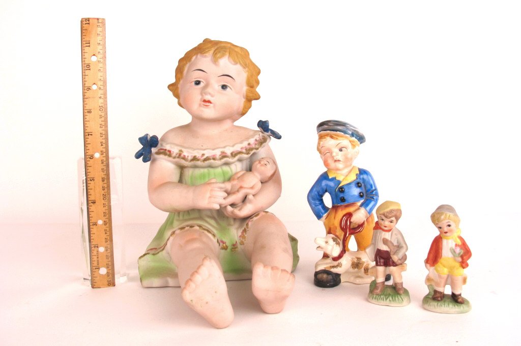 Four Pieces of Bisque Porcelain (1 of 10)