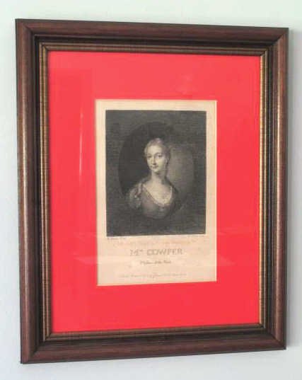 Mother of the Poet Framed Book Plate: William Blake "Mother of Poet," Signed Lower Right DIMENSION : PROVENANCE :