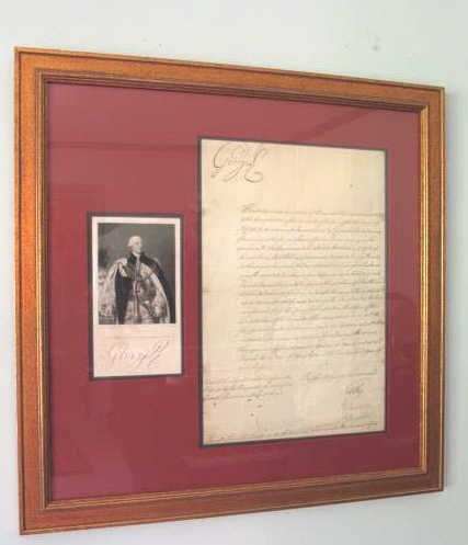 Letter to King George William Frederick III (1 of 8)
