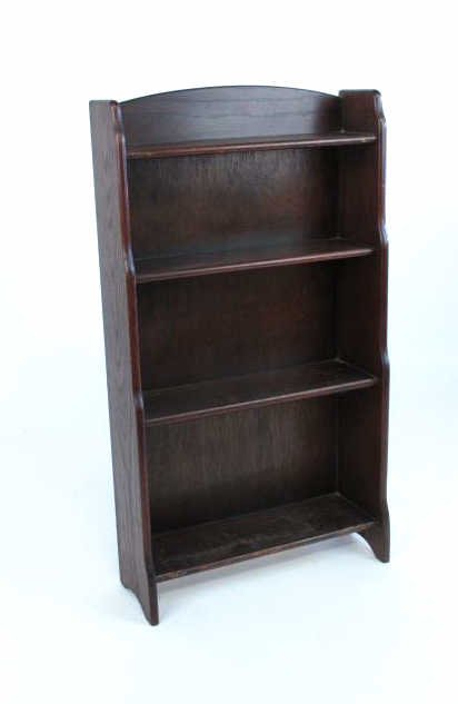 Mahogany Four Shelf Bookcase (1 of 2)
