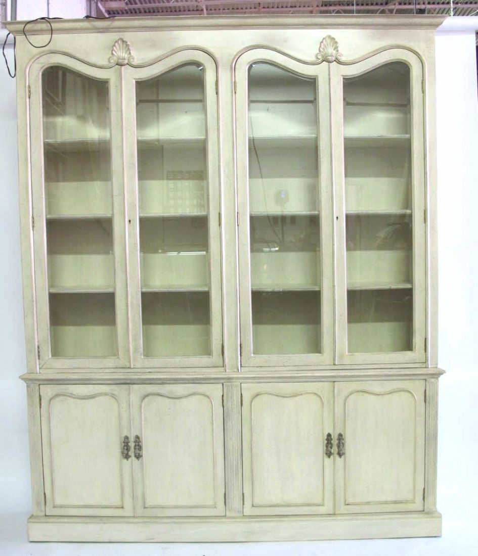 Classical Style White Painted Breakfront (1 of 8)