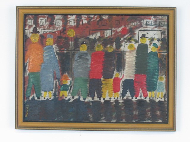 Oil on Canvas Signed Michael S. (1 of 7)