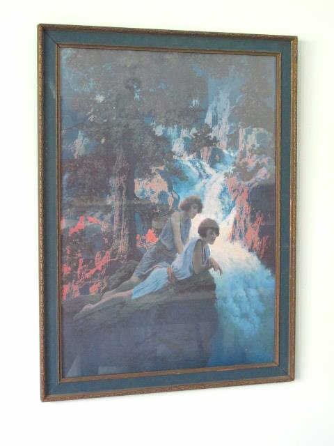 Maxfield Parrish (1870-1966) "Waterfall" Print (1 of 5)
