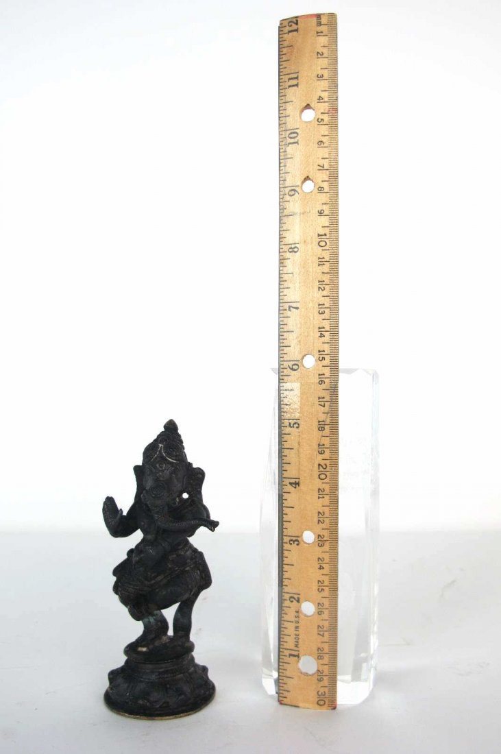 Indian Bronze Ganesh Sculpture Small Indian bronze (1 of 5)