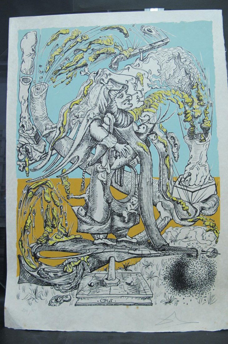 Signed Dali "Les Songes Drolatiques de Pantagruel" (1 of 4)