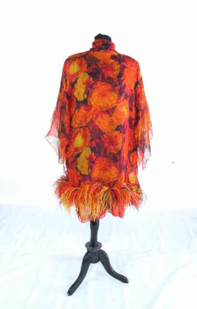 Bob Bugnand Chiffon Dress with Shawl Vintage Bob (1 of 10)