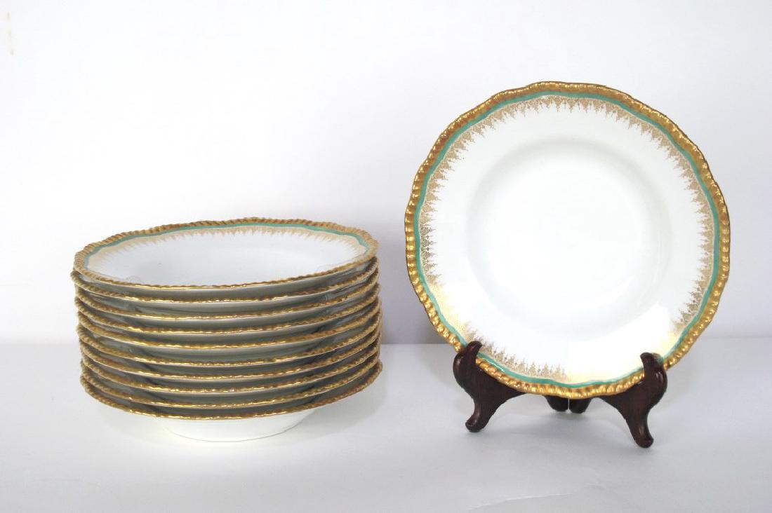 11 Limoges Salad Plates Grouping of 11 Limoges salad (1 of 5)