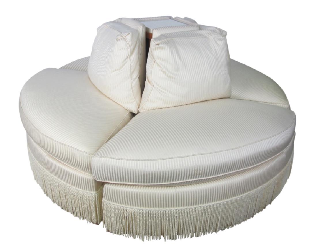 Four Piece Sectional Circular Sofa Four piece sectional (1 of 8)