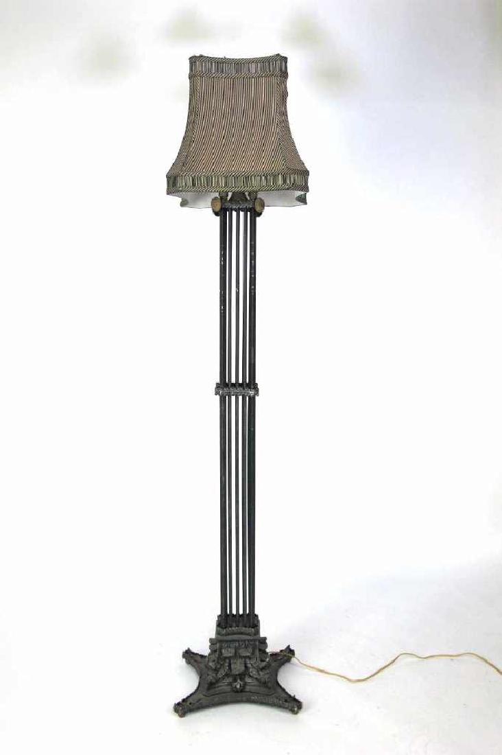 Iron Floor Lamp Floor lamp having black wrought iron (1 of 5)
