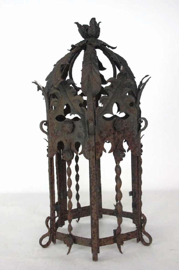 Wrought Iron Pendant Chandelier (1 of 4)