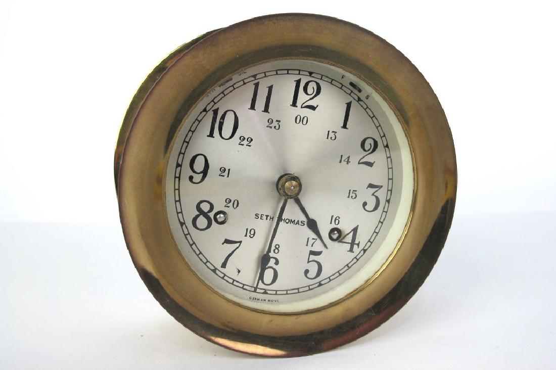 Brass Table Top Ships Clock by Seth Thomas (1 of 5)