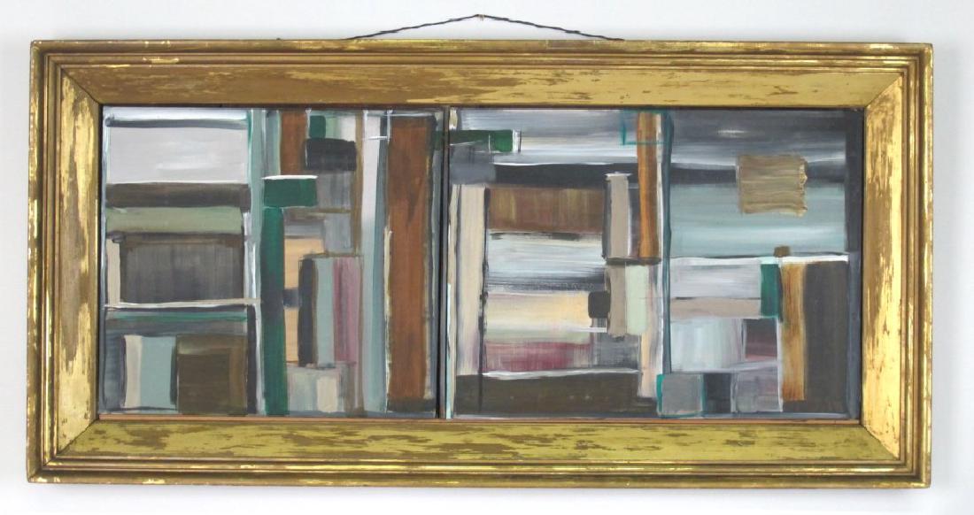 Abstract Oil on Canvas (1 of 6)