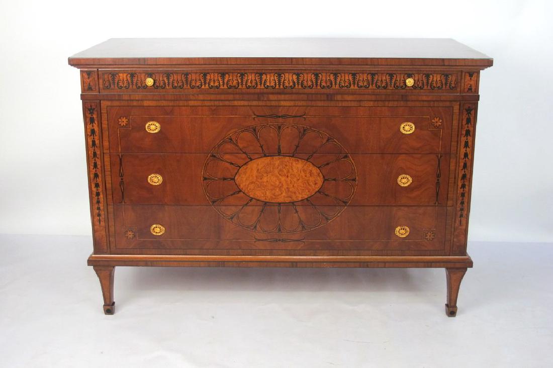 Fine Quality Italian Inlaid Commode (1 of 9)