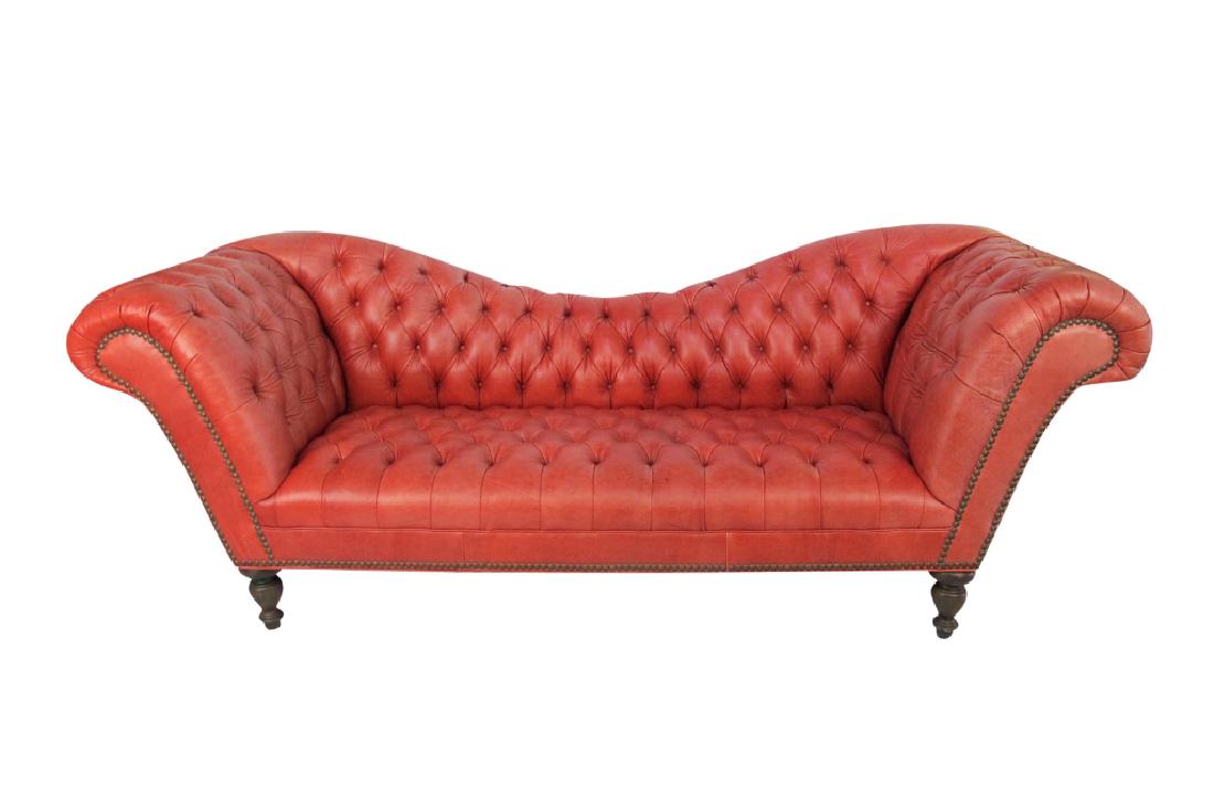 Old Hickory Tannely Leather Sofa (1 of 7)