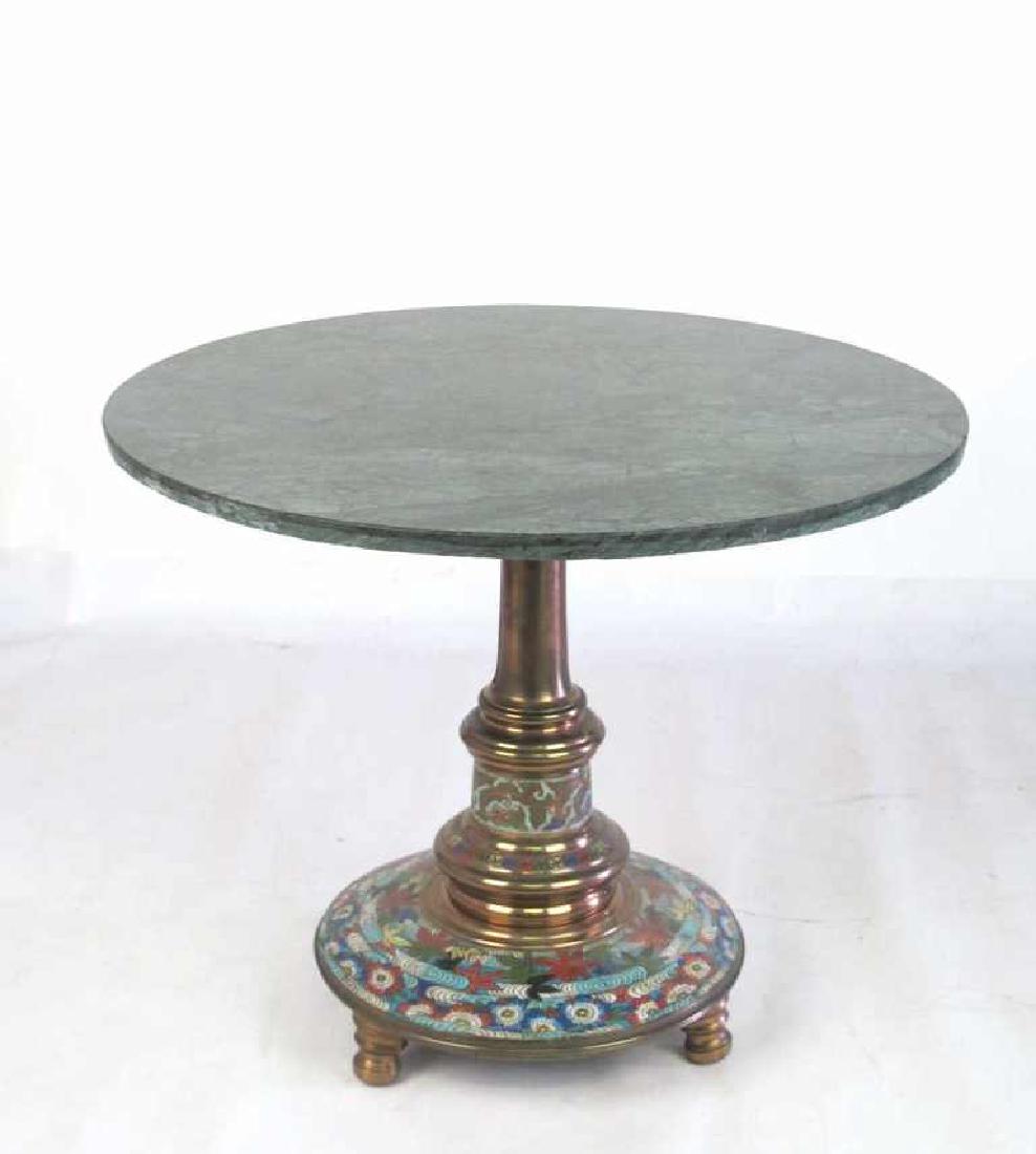 Champleve Marble Top Table (1 of 7)
