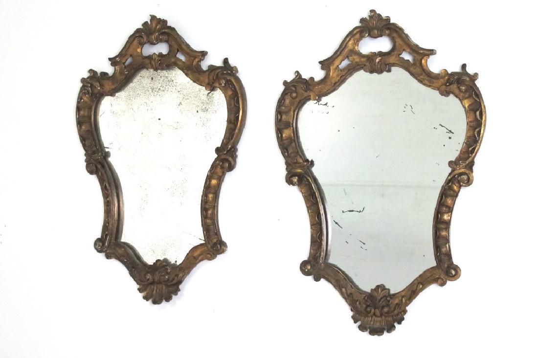 Pair of Gilt Carved Mirrors (1 of 6)