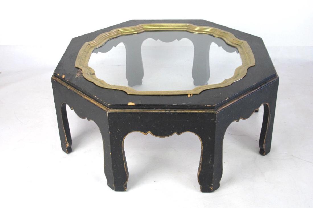 Mid Century Brass Tray Coffee Table (1 of 5)