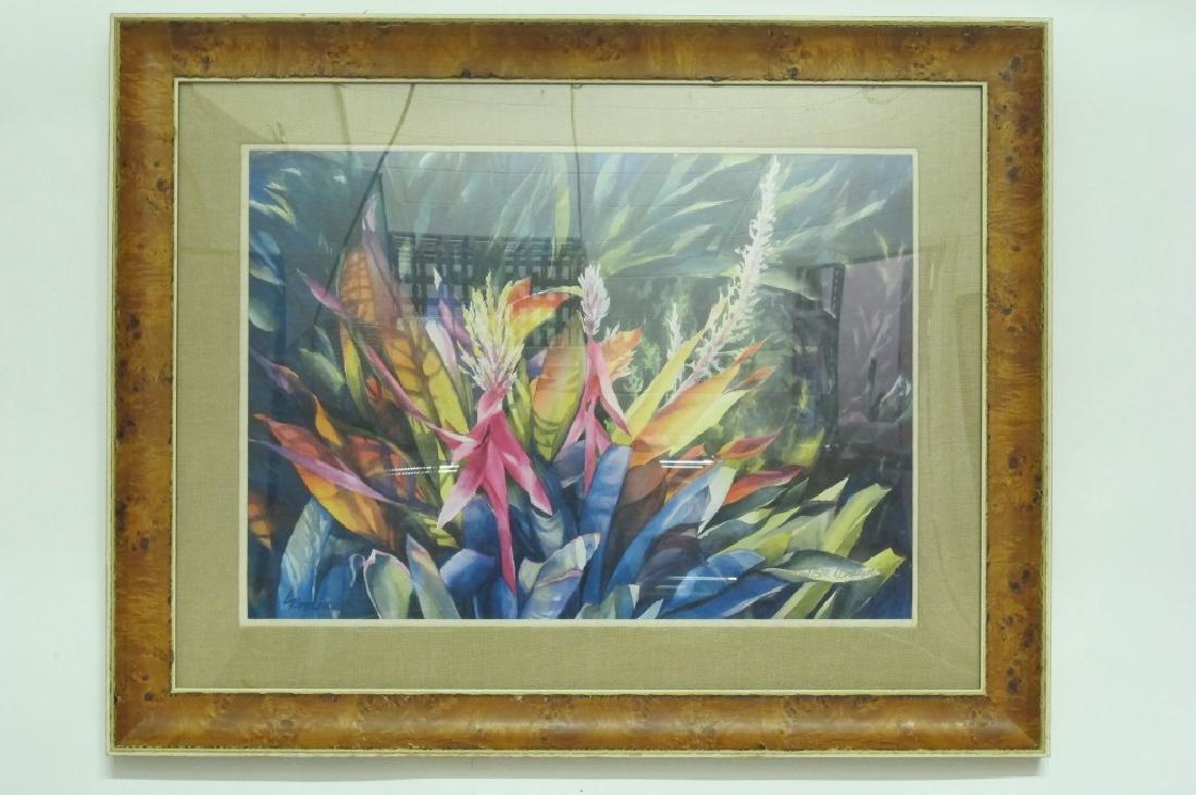 Lois Brezinski Signed Botanical Print (1 of 7)