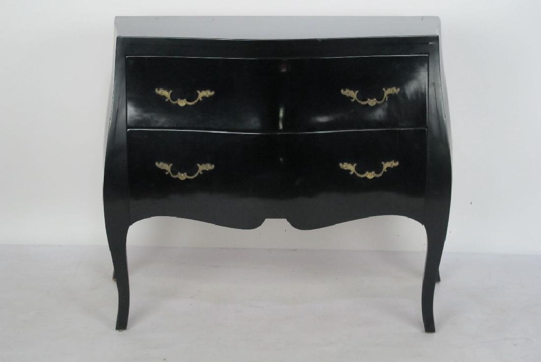 Black Lacquered Bombay Commode (1 of 6)