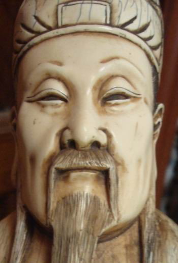 Large (23") Chinese Ivory Carving Ming Dynasty - 3