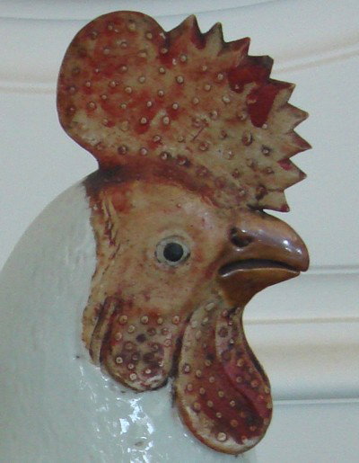 Antique Chinese Ceramic Rooster 18th C. - 2