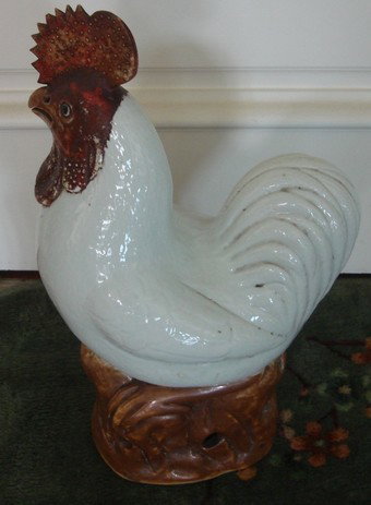 Antique Chinese Ceramic Rooster 18th C. - 5