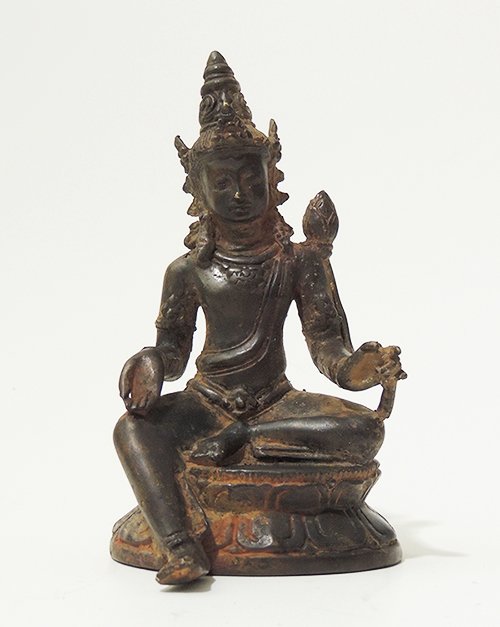 Tara bronze figure 19th century Yunan/Tibet (1 of 5)