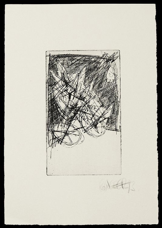Robert Weber, etching, Signed, dated 93, with COA: Robert Weber, etching Signed, dated 93 with certificate of authenticity (COA) Sheet size: 7.1 x 10.7 Inches Plate size: 3.6 x 6 Inches Robert Weber, born 8.10.1943, is an Aus