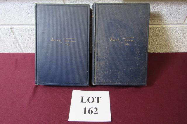 Mark Twain's Autobiography Two Volume Book Set: Mark Twain's Autobiography Two Volume Book Set, Harper and Brothers Publishers, New York and London, MCMXXIV, Measures 9" h x 6-1/2" w
