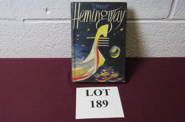 Ernest Hemmingway Across the River and into the Trees: Ernest Hemmingway Across the River and into the Trees Book, Published by Johnathan Cope, London, 1950, First Edition, First Printing of the First British Edition, Precedes the American Edition by Four