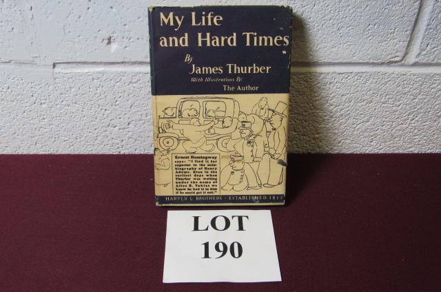 My Life and Hard Times Book by James Thurber: My Life and Hard Times Book by James Thurber, Published by Harper and Brothers, 1933, First Edition