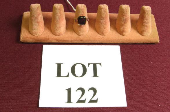 14 Kt Amethyst & Ruby Ring (1 of 3)