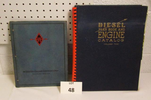 (2) Manuals Including: Diesel Plan Book and Engine: (2) Manuals Including: Diesel Plan Book and Engine Catalog and Winton Engine Corporation Cleveland, Ohio