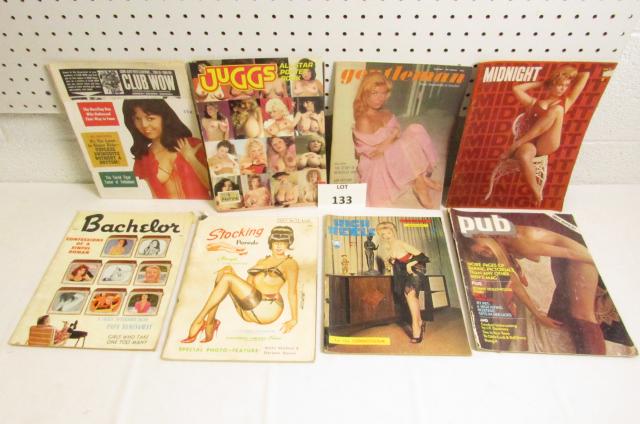 (8) Adult Interest Magazines Including: Gentleman: (8) Adult Interest Magazines Including: Gentleman, Midnight, Bachelor, Pub, High Heels and Stocking Parade