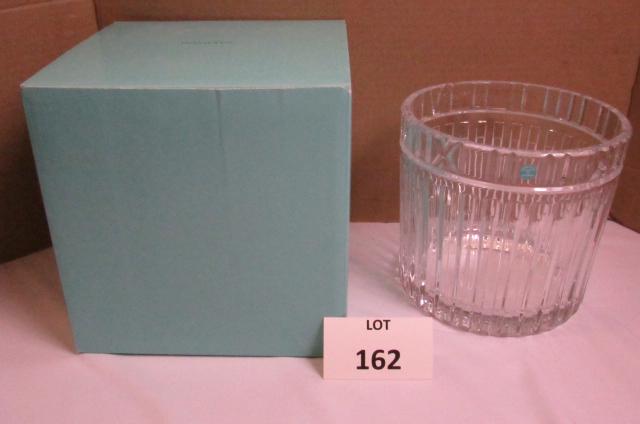 Tiffany and Co, Wine Champagne Bucket with Box: Tiffany and Co, Made in Germany Wine Champagne Bucket with Box, Measures 7-1/2" dia x 7-1/2" h